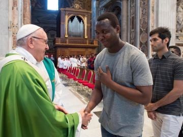 El Papa Francisco durante una homilía