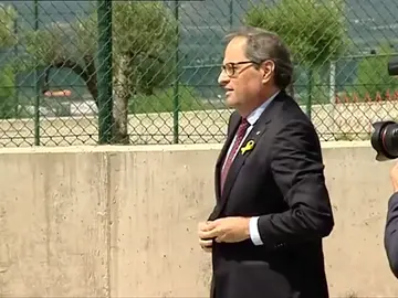 Torra visita a Forcadell y Bassa en la cárcel y afirma que es una "indecencia" que sigan presas Torra visita a Forcadell y Bassa en la cárcel y afirma que es una "indecencia" que sigan presas