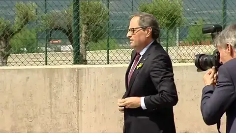 Torra visita a Forcadell y Bassa en la cárcel y afirma que es una "indecencia" que sigan presas Torra visita a Forcadell y Bassa en la cárcel y afirma que es una "indecencia" que sigan presas