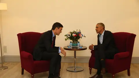 Sánchez y Obama en Madrid Sánchez y Obama en Madrid