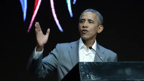 Barack Obama en una imagen de archivo Barack Obama, durante una visita a Indonesia