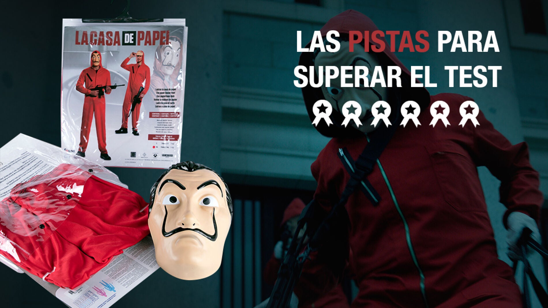 Las pistas para superar el test con el que podr&aacute;s conseguir el disfraz original de 'La casa de papel'