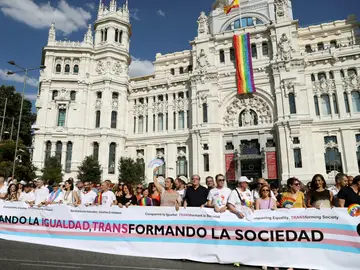 Cabecera de la manifestación del Orgullo Gay 2018 Cabecera de la manifestación del Orgullo Gay 2018