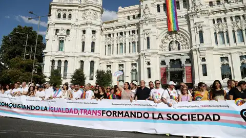 Cabecera de la manifestación del Orgullo Gay 2018 Cabecera de la manifestación del Orgullo Gay 2018