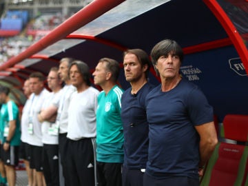 Joachim Löw, durante un partido de Alemania en el Mundial