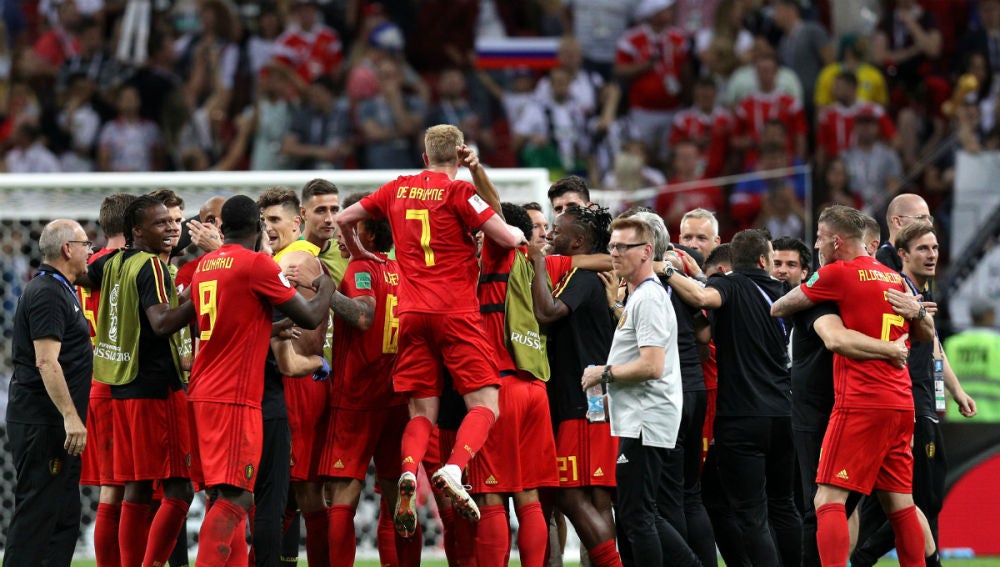 Bélgica celebra una victoria