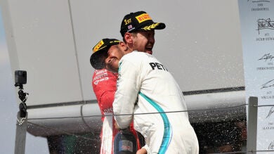 Vettel, sobre el toque de Raikkonen y Hamilton: 
