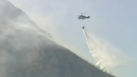 Incendio en el Montgó Incendio en el Montgó