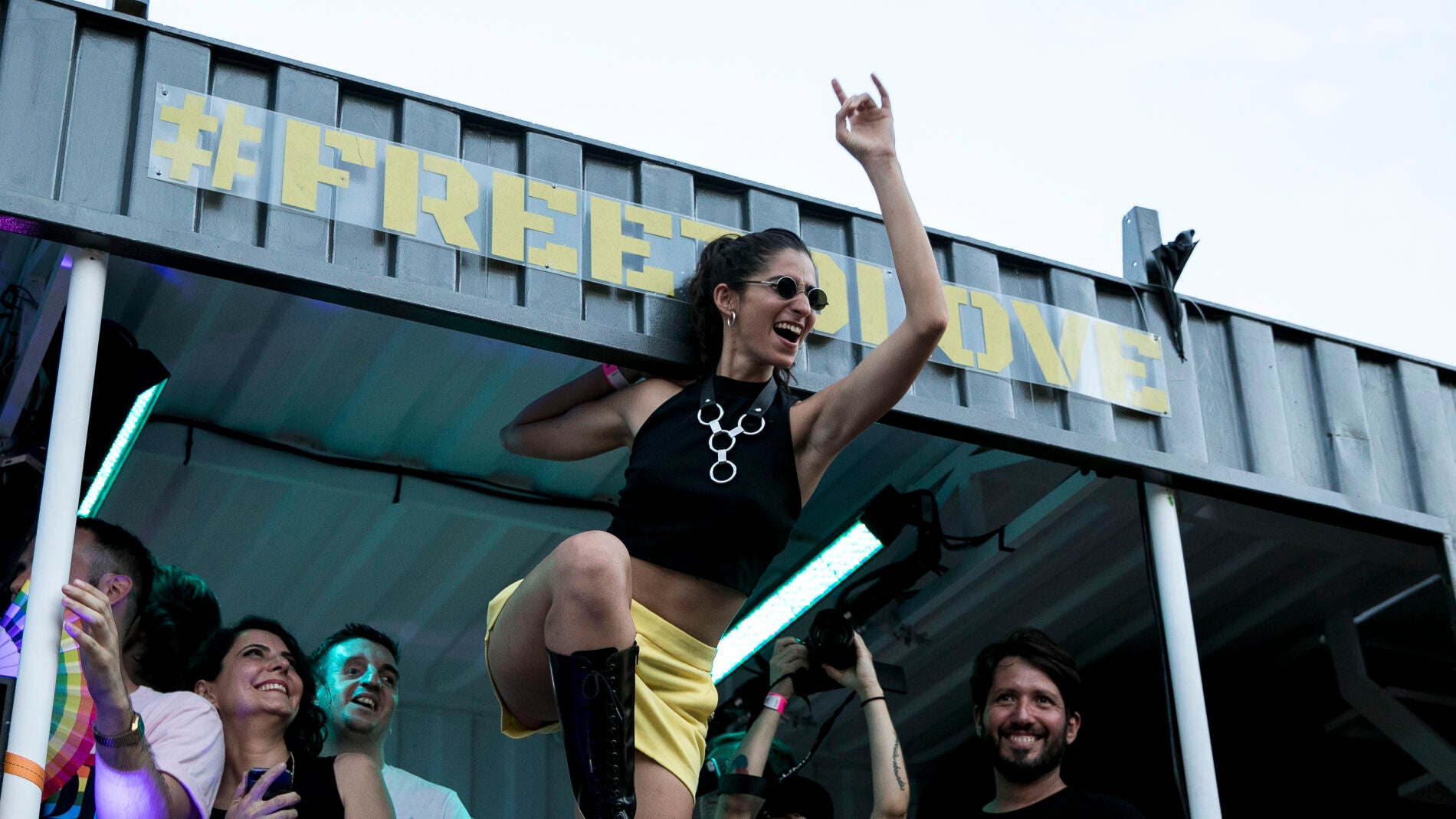 Alba Flores en el Orgullo de Madrid