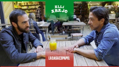 Jon Plazaola y Enrique Arce protagonizan un magistral crossover de 'Allí abajo' y 'La casa de papel'