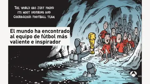 El mundo del fútbol se vuelca con el rescate de los niños de Tailandia El mundo del fútbol se vuelca con el rescate de los niños de Tailandia