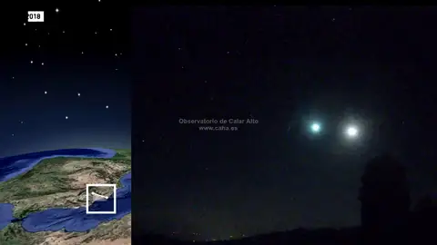 Sin rastro del meteorito avistado en Madrid y que nadie ha conseguido grabar Sin rastro del meteorito avistado en Madrid y que nadie ha conseguido grabar