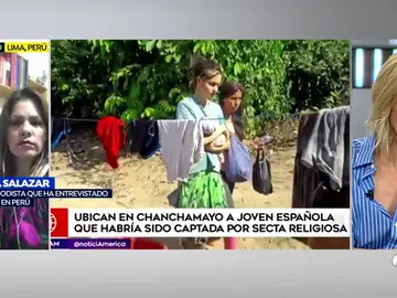 La tía de Patricia Aguilar, la joven rescatada de una secta en Perú: "A su bebé de un mes se la estaban comiendo los mosquitos" La tía de Patricia Aguilar, la joven rescatada de una secta en Perú: "A su bebé de un mes se la estaban comiendo los mosquitos"