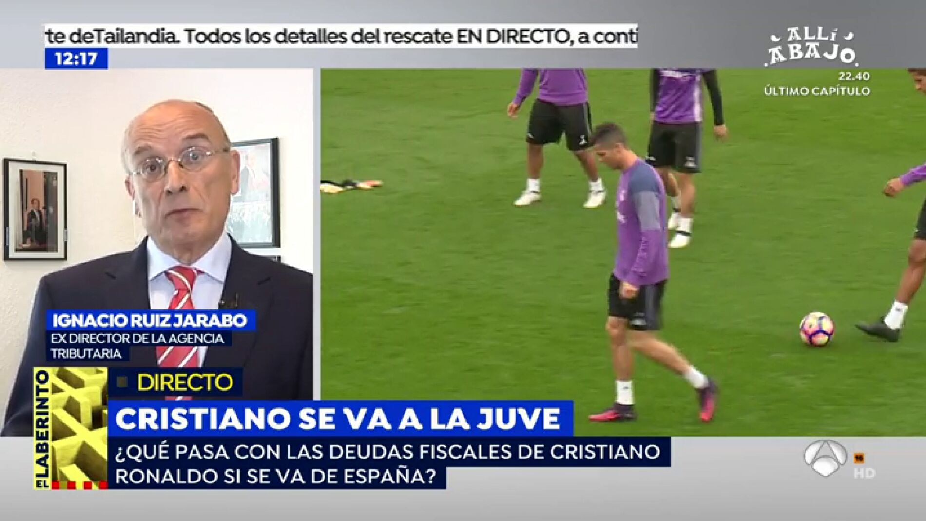 &iquest;Qu&eacute; va a pasar con las deudas a hacienda si Cristiano Ronaldo se va a Italia?