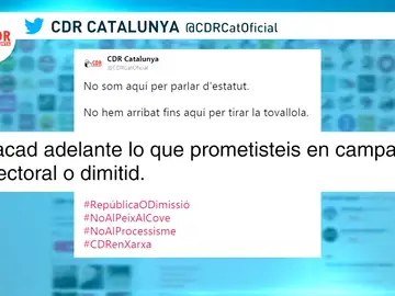 Los CRD se enfadan con Torra Los CRD se enfadan con Torra