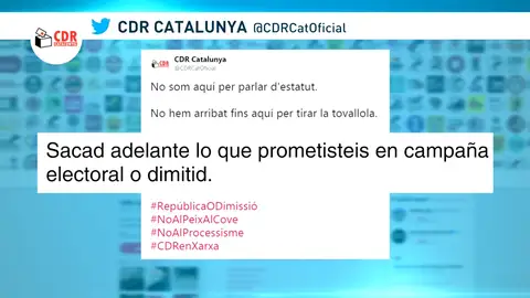 Los CRD se enfadan con Torra Los CRD se enfadan con Torra