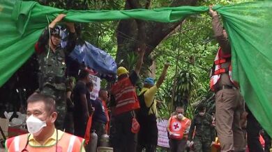Cuatro nuevos niños rescatados de la cueva de Tailandia donde quedaron atrapados junto a su entrenador
