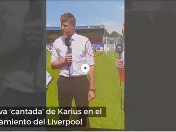 La nueva 'cantada' de Karius La nueva 'cantada' de Karius