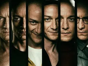 Las múltiples personalidades de James McAvoy en la película Las múltiples personalidades de James McAvoy en la película