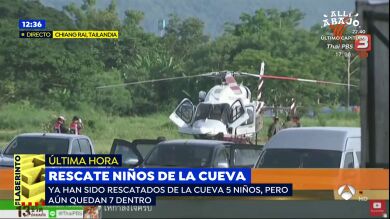 Rescatan a un quinto niño de la cueva de Tailandia donde quedaron atrapados junto a su entrenador