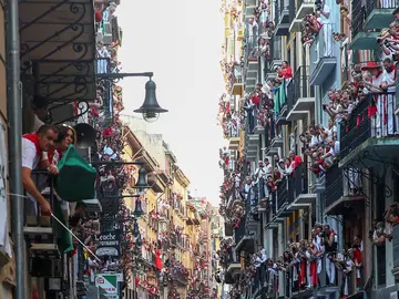Cuarto encierro de San Fermín 2018 Cuarto encierro de San Fermín 2018