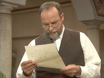 Raimundo descubre el contenido de la carta de Francisca 