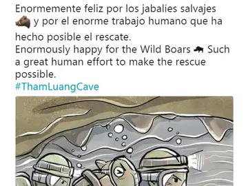 Tweet de Ramos sobre los niños de la cueva de Tailandia Tweet de Ramos sobre los niños de la cueva de Tailandia
