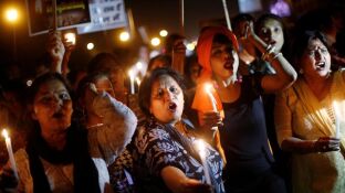 Protestas contra las violaciones en India