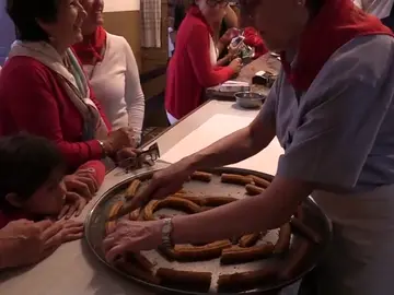 Churrería la Mañueta, lleva 150 años endulzando las mañanas de San Fermín Churrería la Mañueta, lleva 150 años endulzando las mañanas de San Fermín