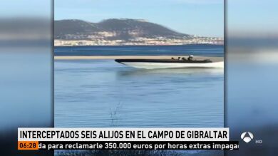 La Policía Nacional realiza varios disparos al aire en La Línea para evitar ser agredidos