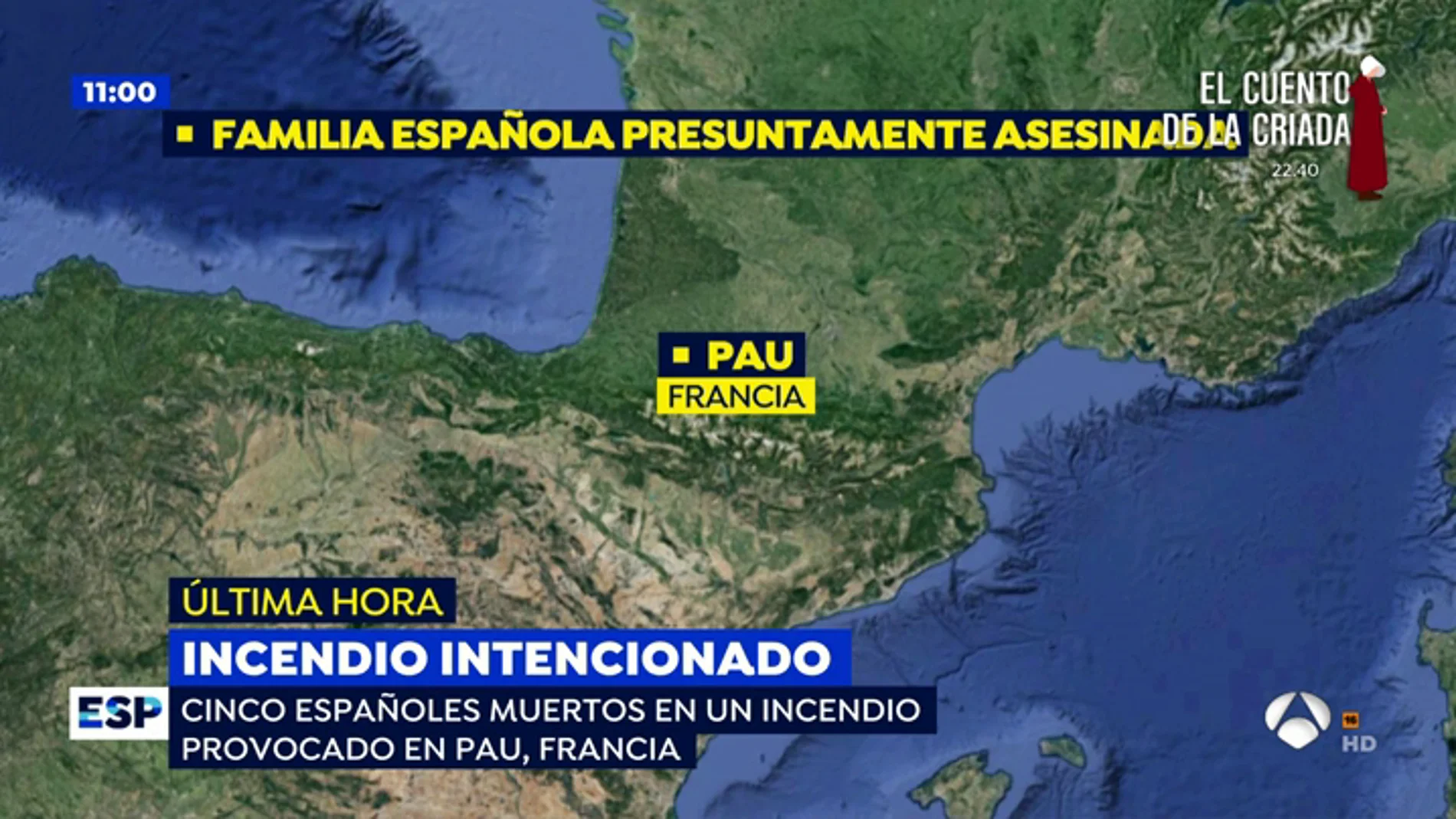 Encontrados 5 españoles muertos en un incendio provocado en Francia