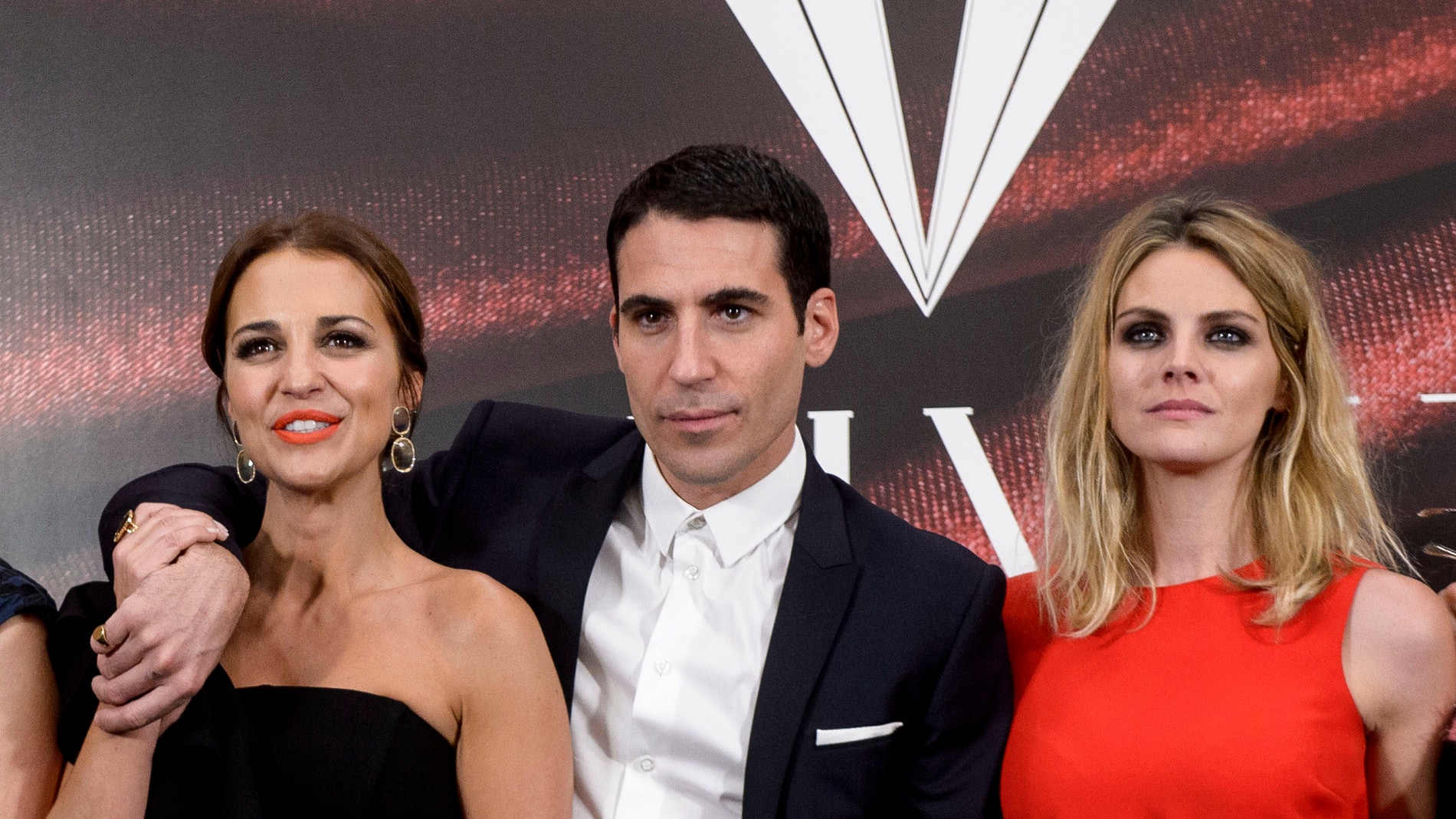 Miguel Ángel Silvestre, Paula Echevarría y Amaia Salamanca