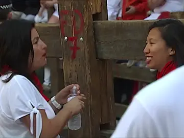 Cada vez más mujeres corren el encierro de San Fermín Cada vez más mujeres corren el encierro de San Fermín