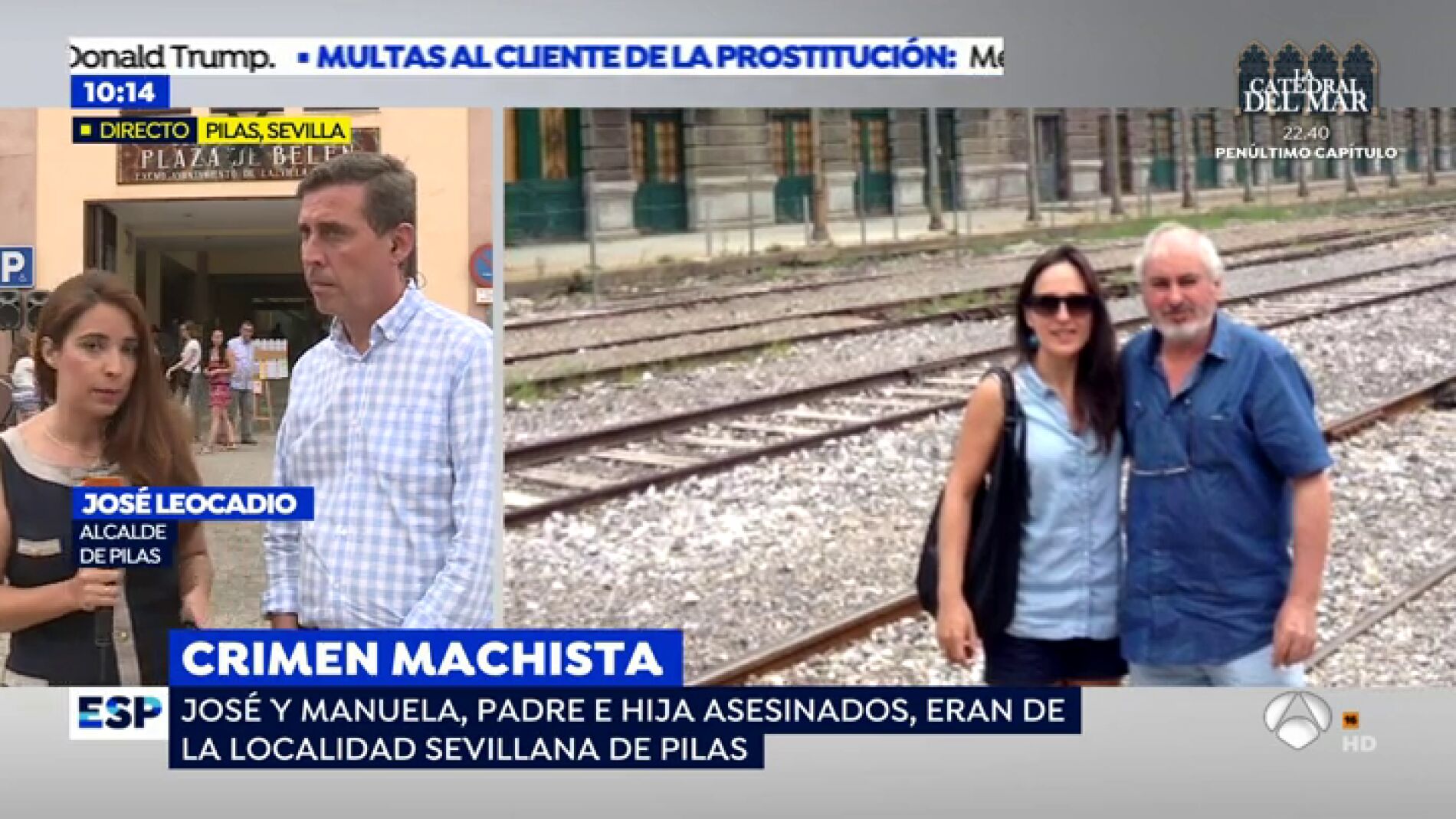 'Espejo P&uacute;blico' habla con el alcalde de la localidad a la que pertenec&iacute;an el padre y la hija asesinados en Pau, Francia