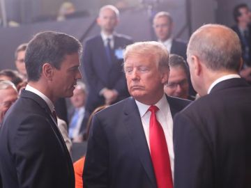 Encuentro entre Sánchez y Trump