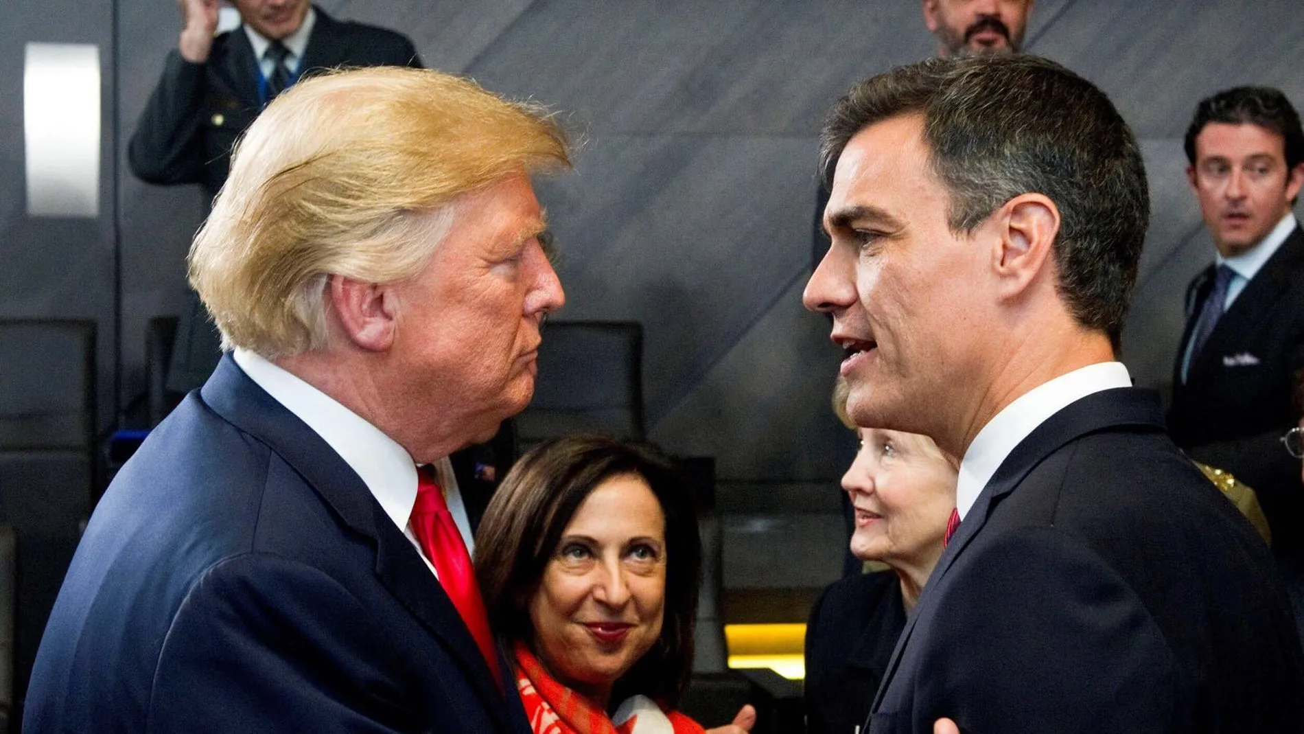 Donald Trump y Pedro Sánchez, en una imagen de archivo. Donald Trump y Pedro Sánchez, en una imagen de archivo.