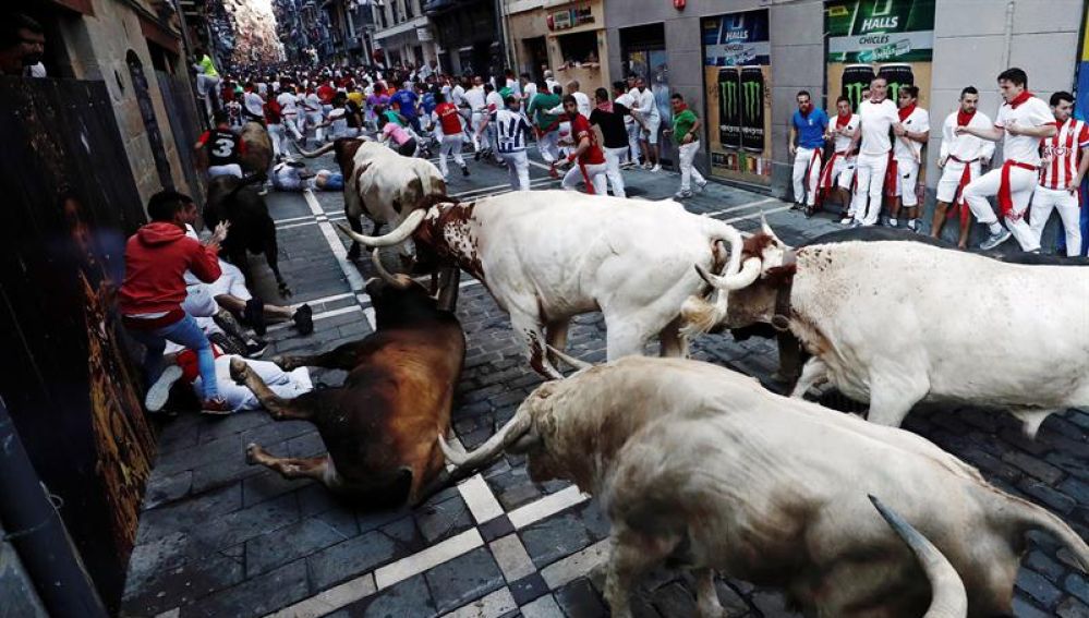 El quinto encierro de San Fermín 2018 