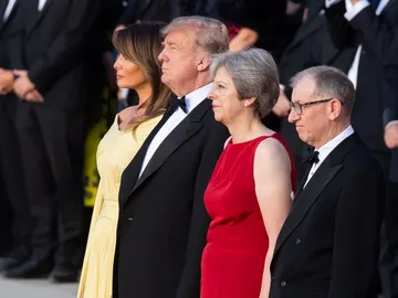Trump y May Trump y May