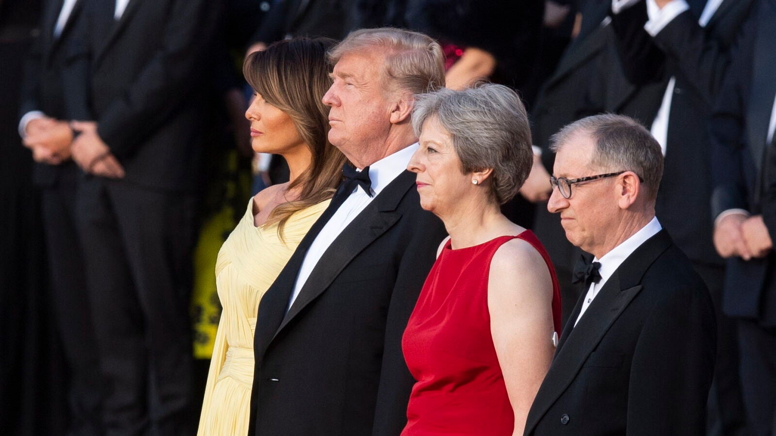 Trump llega a Londres para iniciar su primera visita oficial