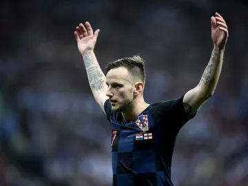 Ivan Rakitic celebra el pase a la final Ivan Rakitic celebra el pase a la final