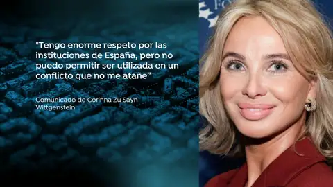 Corinna difunde un comunicado tras la polémica de que el Rey Juan Carlos la usó como testaferro Corinna difunde un comunicado tras la polémica de que el Rey Juan Carlos la usó como testaferro
