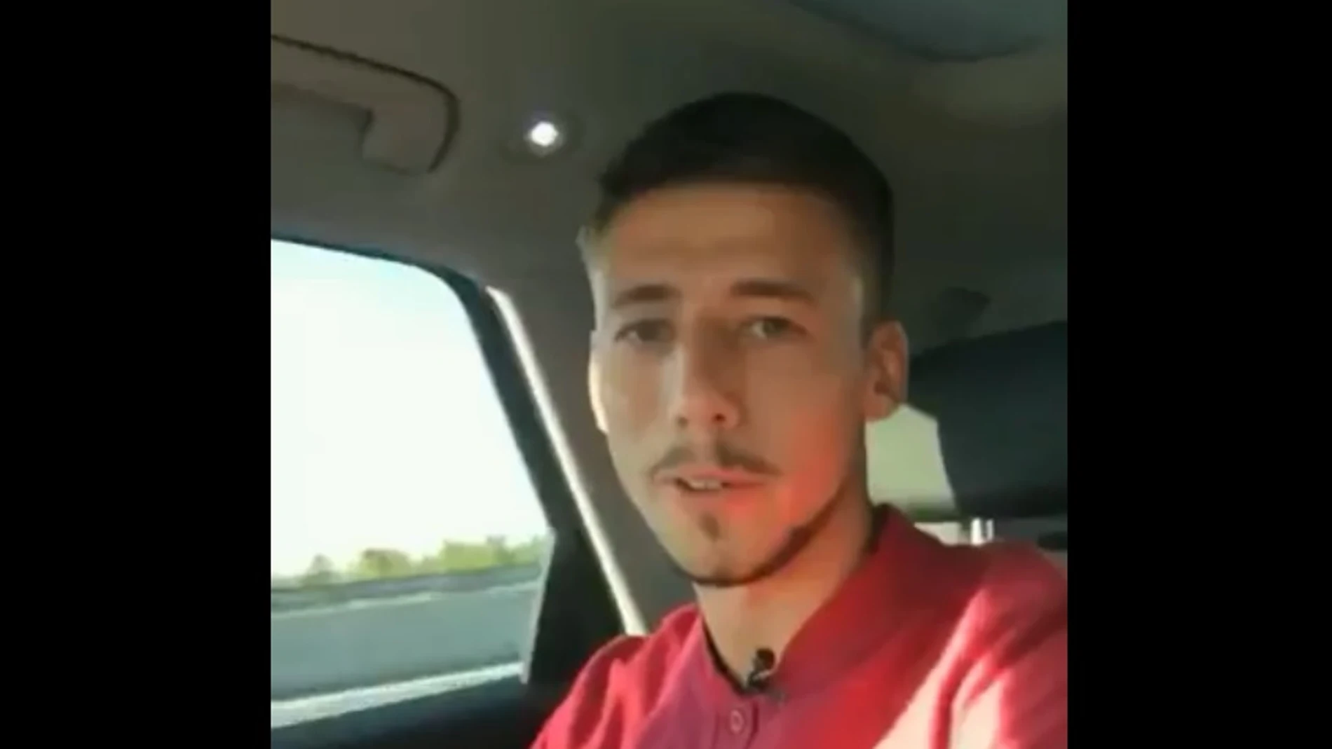 Lenglet, a su llegada a Barcelona Lenglet, a su llegada a Barcelona