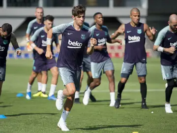 Primer entrenamiento del Barcelona 18/19 Primer entrenamiento del Barcelona 18/19