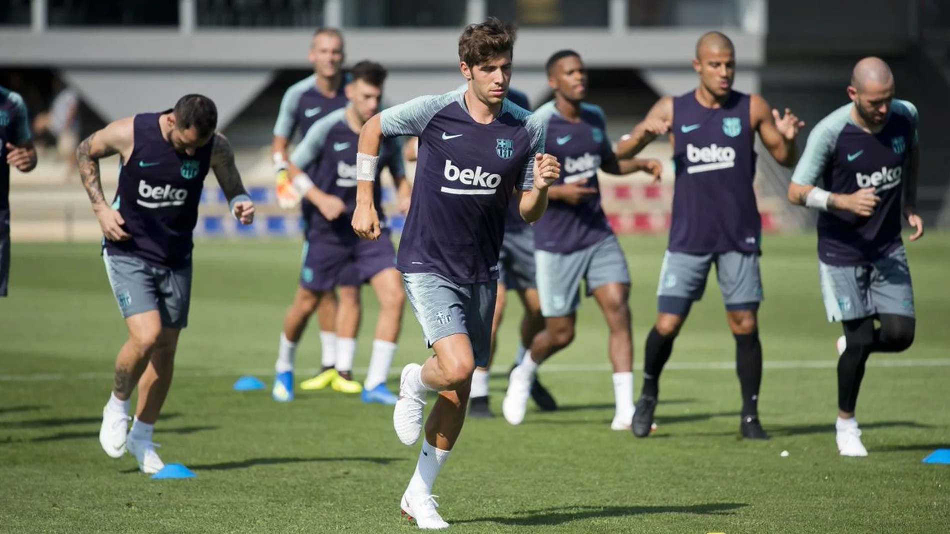 Primer entrenamiento del Barcelona 18/19 Primer entrenamiento del Barcelona 18/19