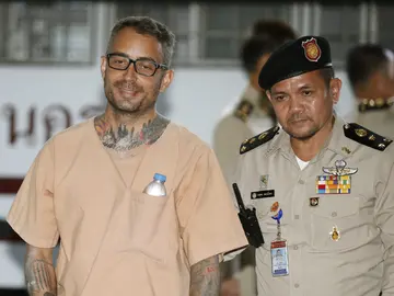 Artur Segarra a su llegada a la Corte de Tailandia Artur Segarra a su llegada a la Corte de Tailandia