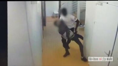 Brutalidad policial en un juzgado de París