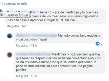 Captura del comentario Captura del comentario