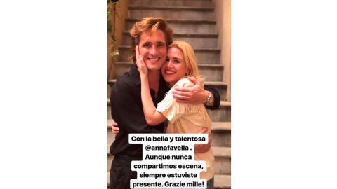 El Stories en la cuenta de Instagram del actor