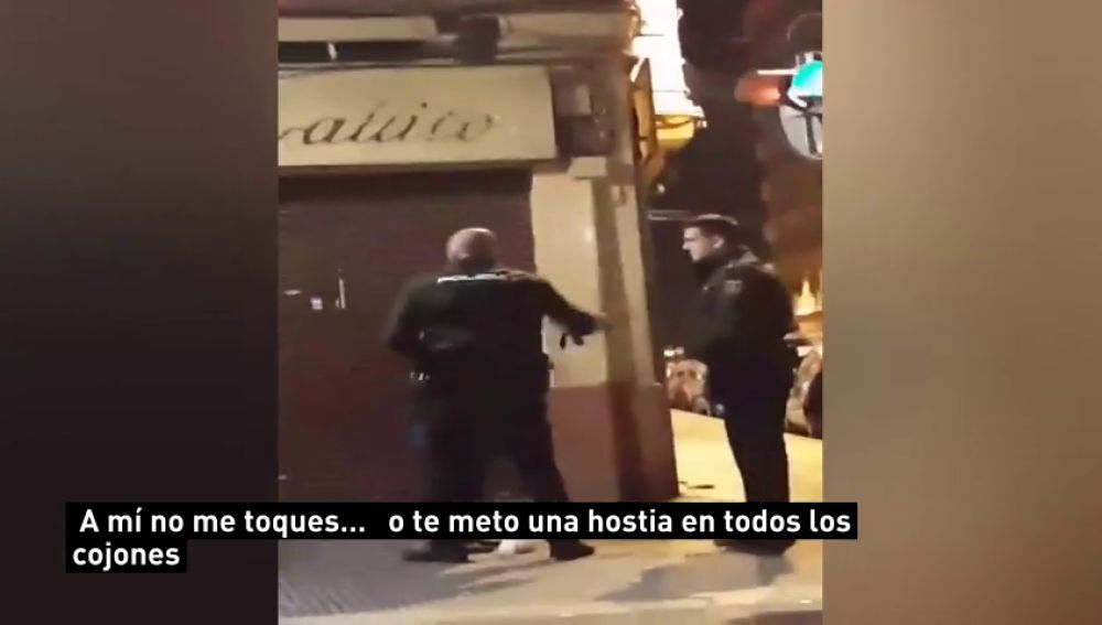Suspendido cuatro días de empleo y sueldo el agente que abofeteó brutalmente a una mujer en Valencia