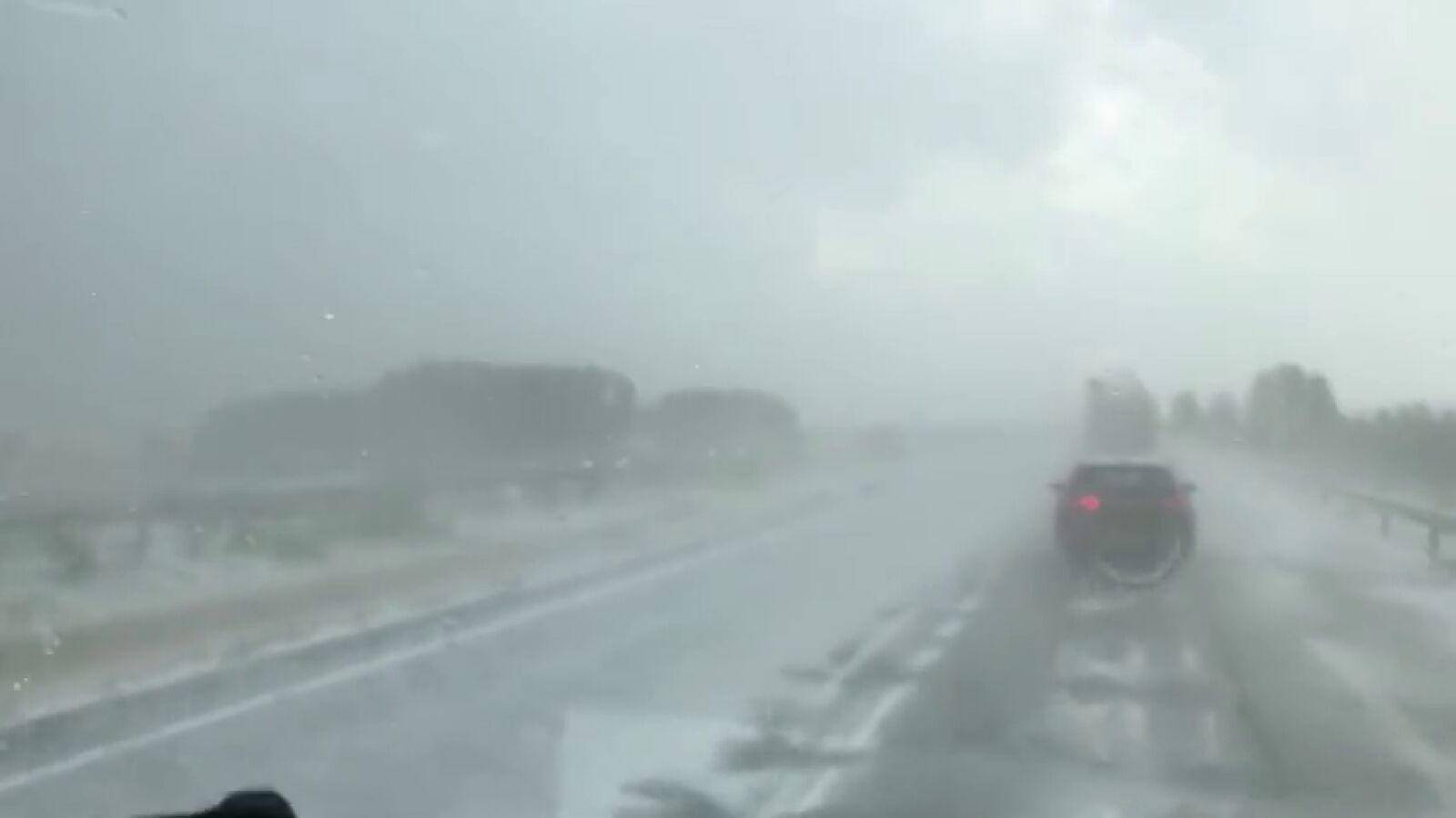Continúan las fuertes tormentas y el granizo en el norte peninsular 